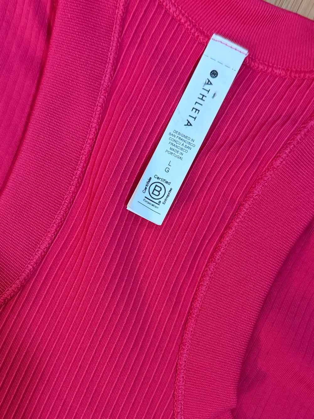 NWT Athleta Renew Seamless Racerback Tank Pink Size L - Picture 8 of 14